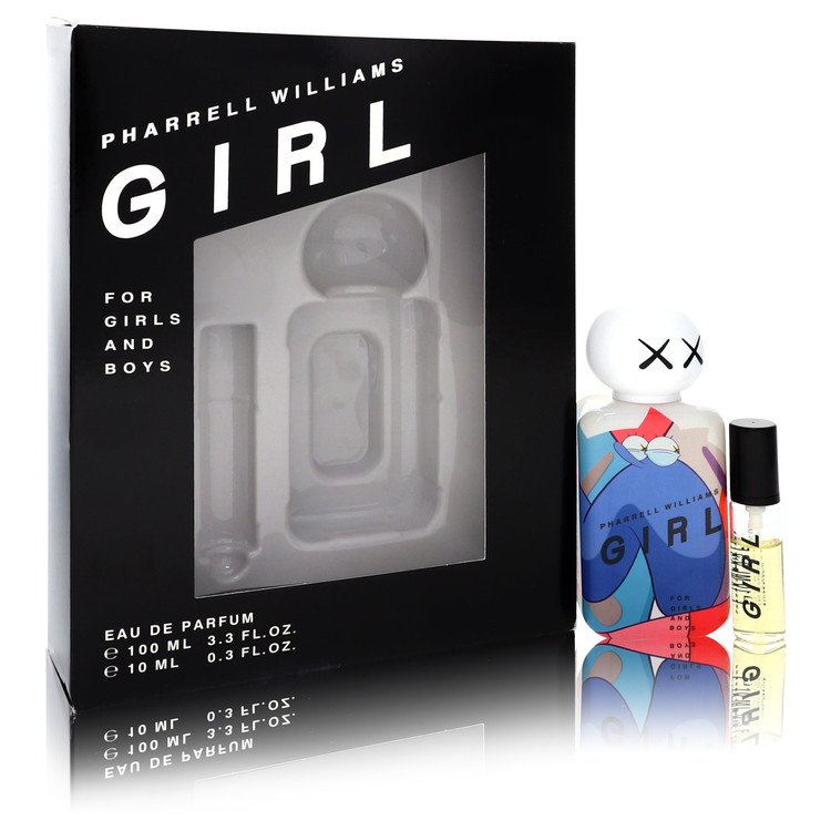 Pharrell Williams Girl Gift Set By Pharrell Williams 3.4 oz Eau De Parfum Spray + .33 oz Mini EDP Spray