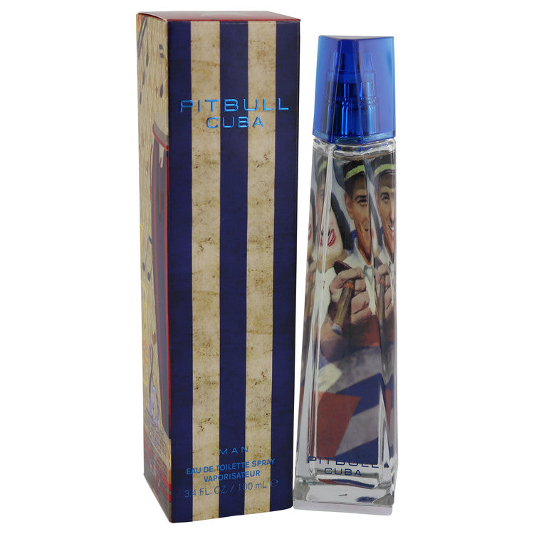 Pitbull Cuba Eau De Toilette Spray By Pitbull 3.4 oz Eau De Toilette Spray