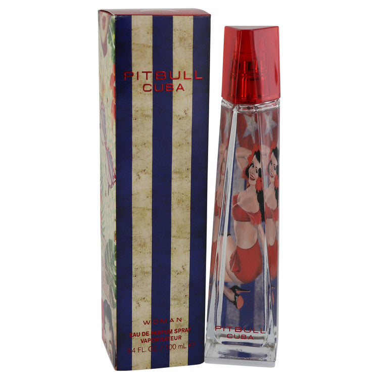 Pitbull Cuba Eau De Parfum Spray By Pitbull 3.4 oz Eau De Parfum Spray