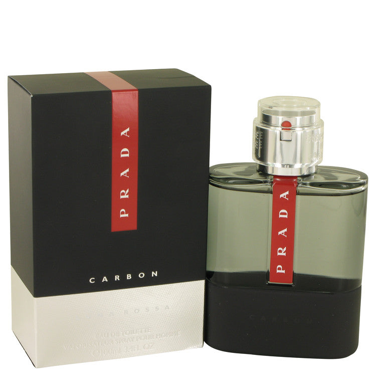 Prada Luna Rossa Carbon Eau De Toilette Spray By Prada 3.4 oz Eau De Toilette Spray