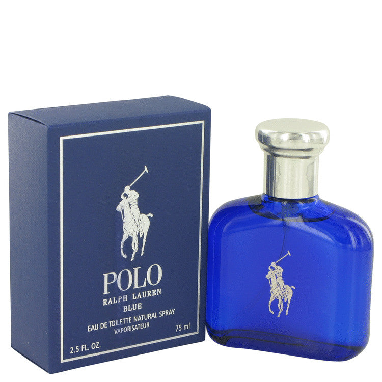 Polo Blue Eau De Toilette Spray By Ralph Lauren 2.5 oz Eau De Toilette Spray