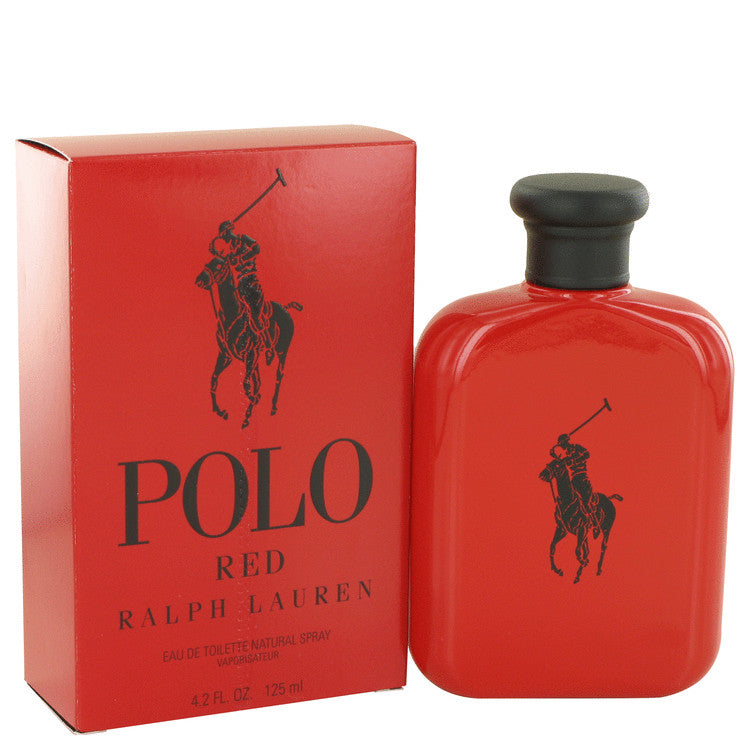 Polo Red Eau De Toilette Spray By Ralph Lauren 4.2 oz Eau De Toilette Spray