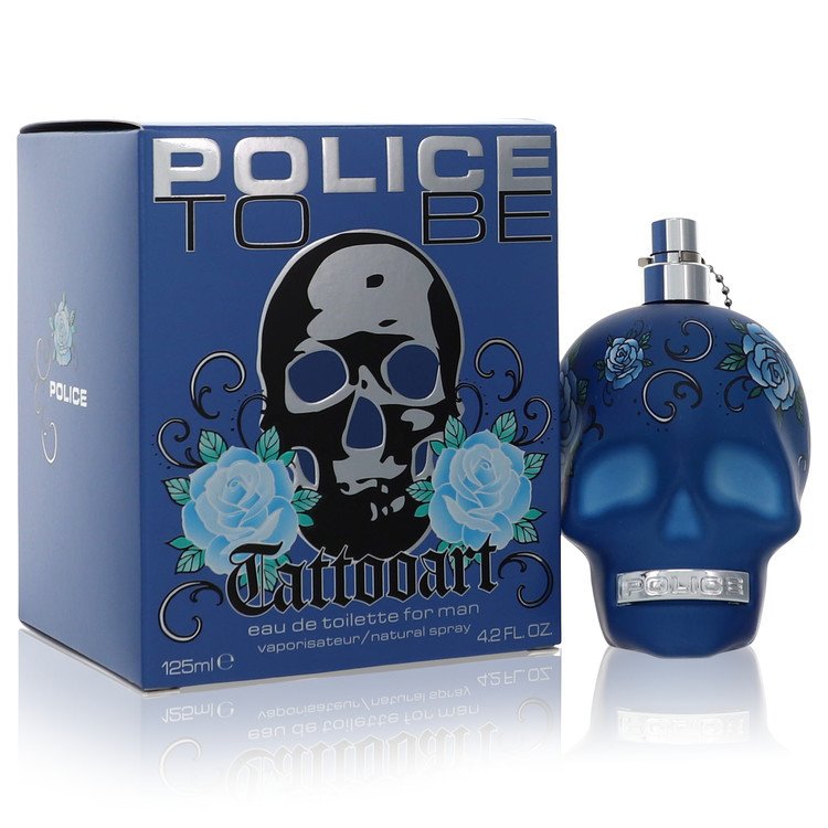 Police To Be Tattoo Art Eau De Toilette Spray By Police Colognes 4.2 oz Eau De Toilette Spray