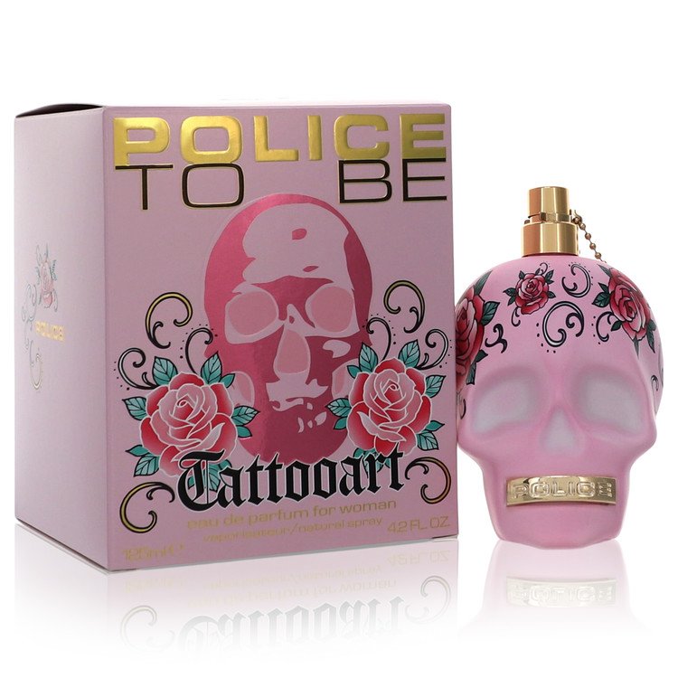 Police To Be Tattoo Art Eau De Parfum Spray By Police Colognes 4.2 oz Eau De Parfum Spray