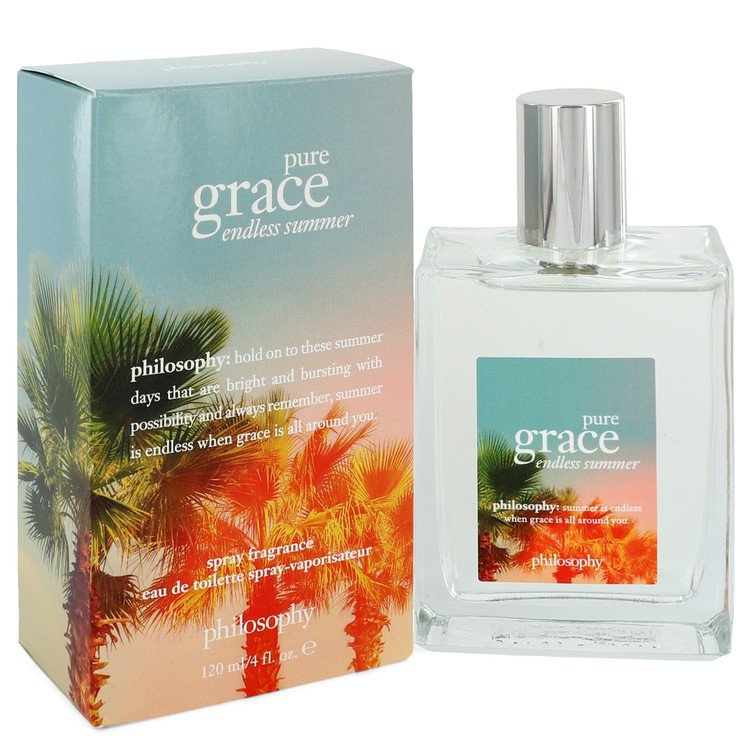 Pure Grace Endless Summer Eau De Toilette Spray By Philosophy 4 oz Eau De Toilette Spray