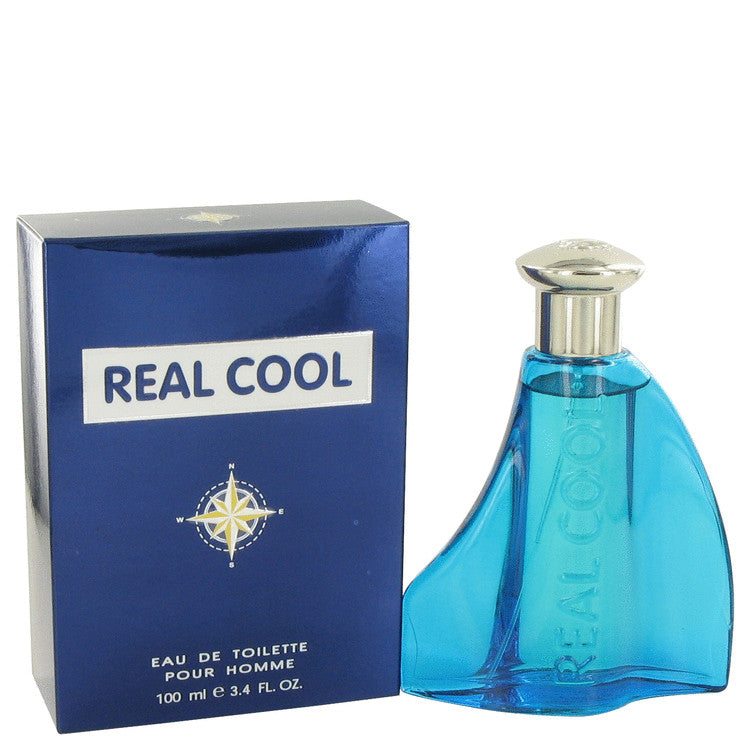 Real Cool Eau De Toilette Spray By Victory International 3.4 oz Eau De Toilette Spray