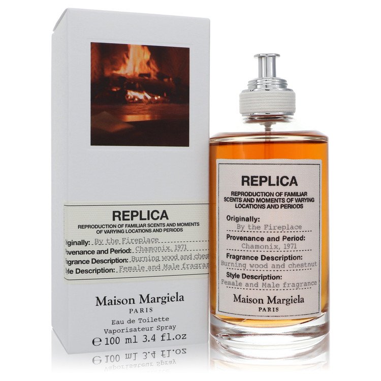 Replica By The Fireplace Eau De Toilette Spray (Unisex) By Maison Margiela 3.4 oz Eau De Toilette Spray