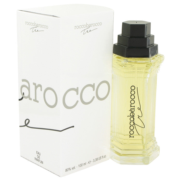 Roccobarocco Tre Eau De Parfum Spray By Roccobarocco 3.4 oz Eau De Parfum Spray