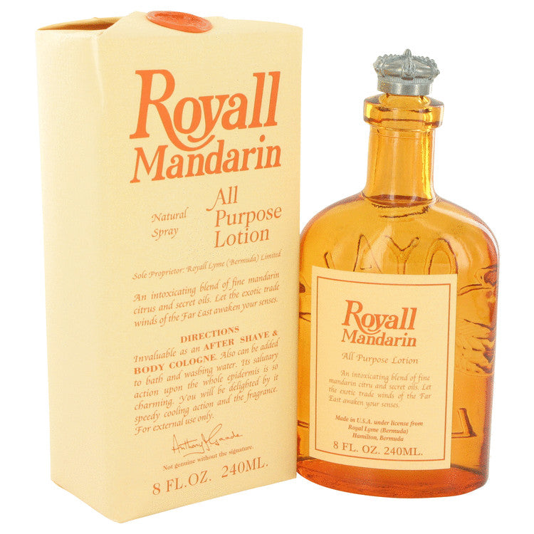 Royall Mandarin All Purpose Lotion / Cologne By Royall Fragrances 8 oz All Purpose Lotion / Cologne