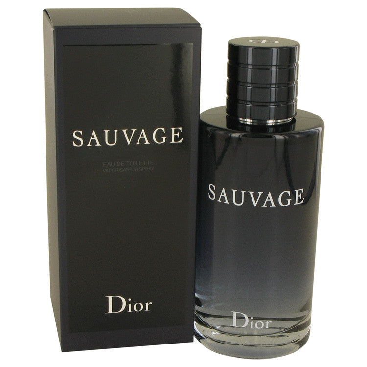 Sauvage Eau De Toilette Spray By Christian Dior 6.8 oz Eau De Toilette Spray