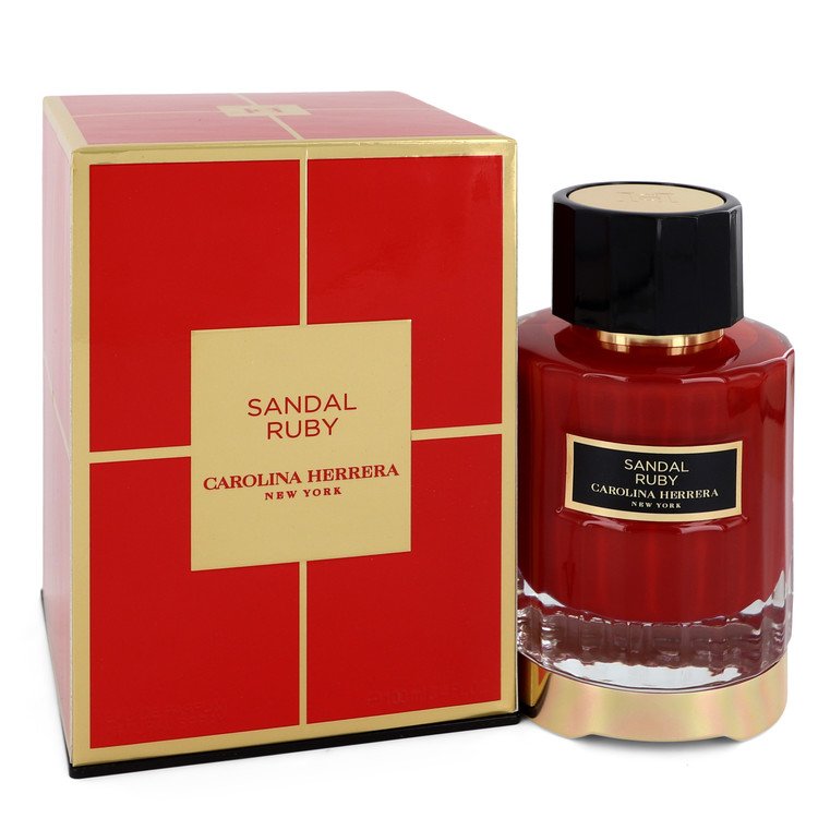 Sandal Ruby Eau De Parfum Spray (Unisex) By Carolina Herrera 3.4 oz Eau De Parfum Spray