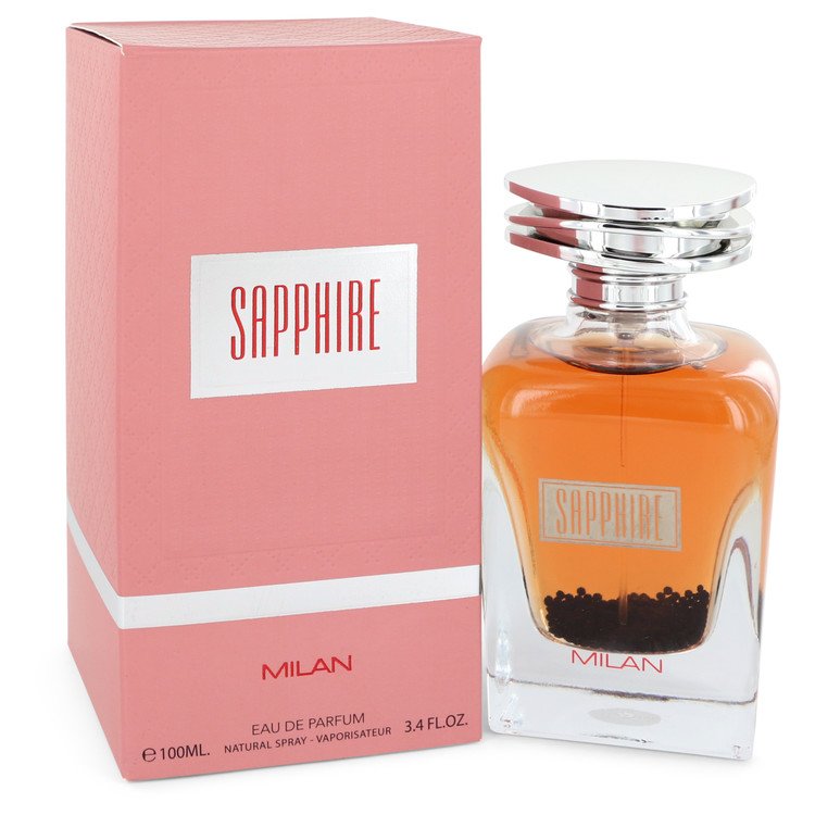 Sapphire Milan Eau De Parfum Spray By Milan Parfums 3.4 oz Eau De Parfum Spray