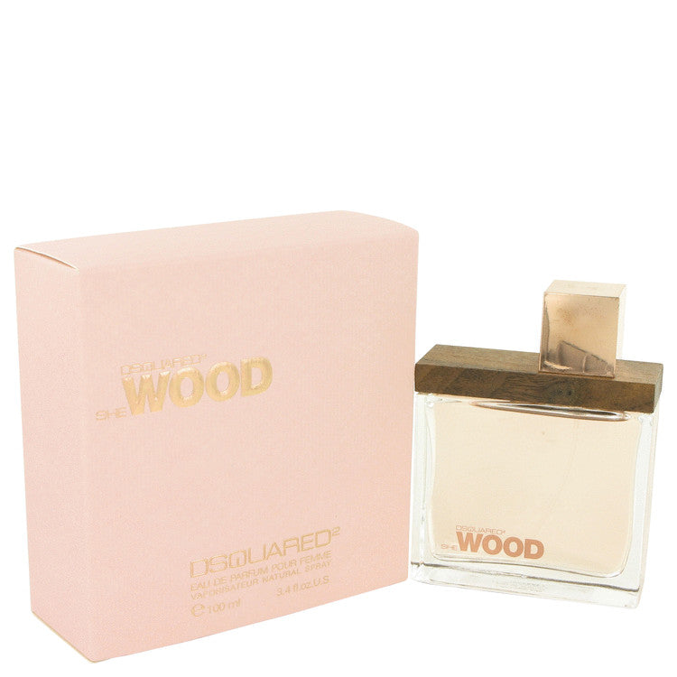 She Wood Eau De Parfum Spray By Dsquared2 3.4 oz Eau De Parfum Spray