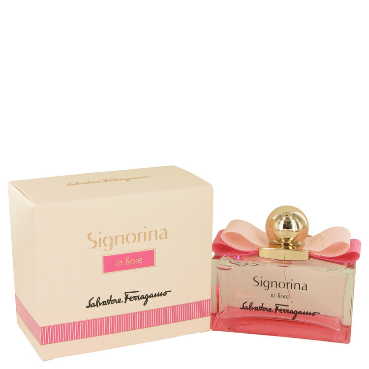 Signorina In Fiore Eau De Toilette Spray By Salvatore Ferragamo 3.4 oz Eau De Toilette Spray