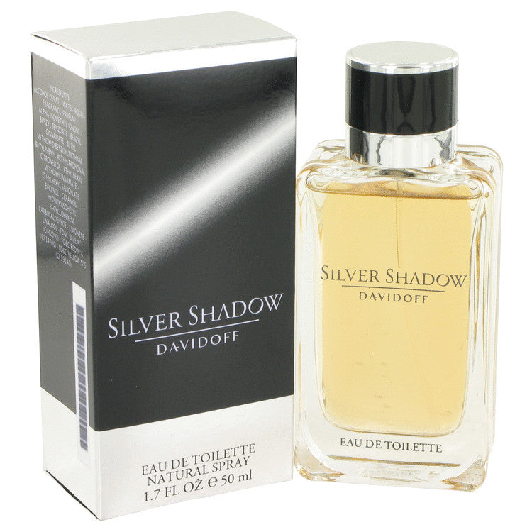 Silver Shadow Eau De Toilette Spray By Davidoff 1.7 oz Eau De Toilette Spray