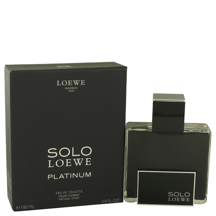 Solo Loewe Platinum Eau De Toilette Spray By Loewe 3.4 oz Eau De Toilette Spray