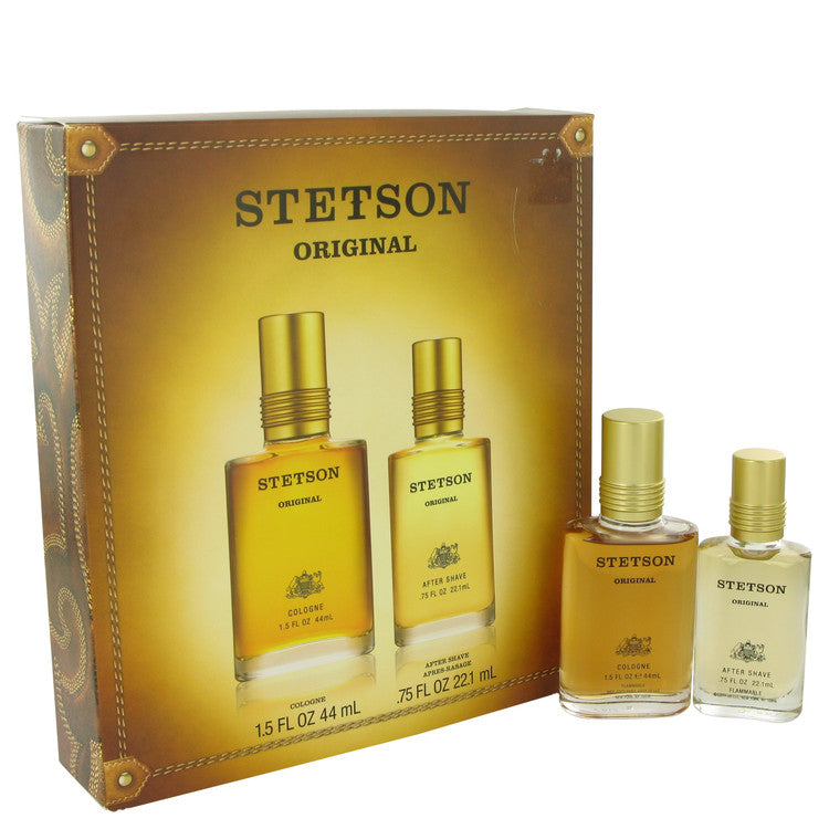 Stetson Gift Set By Coty 1.5 oz Cologne + .75 oz After Shave