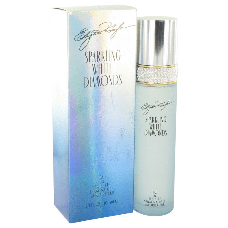 Sparkling White Diamonds Eau De Toilette Spray By Elizabeth Taylor 3.3 oz Eau De Toilette Spray