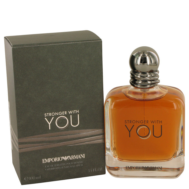 Stronger With You Eau De Toilette Spray By Giorgio Armani 3.4 oz Eau De Toilette Spray