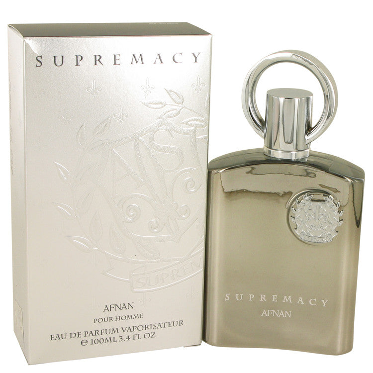 Supremacy Silver Eau De Parfum Spray By Afnan 3.4 oz Eau De Parfum Spray