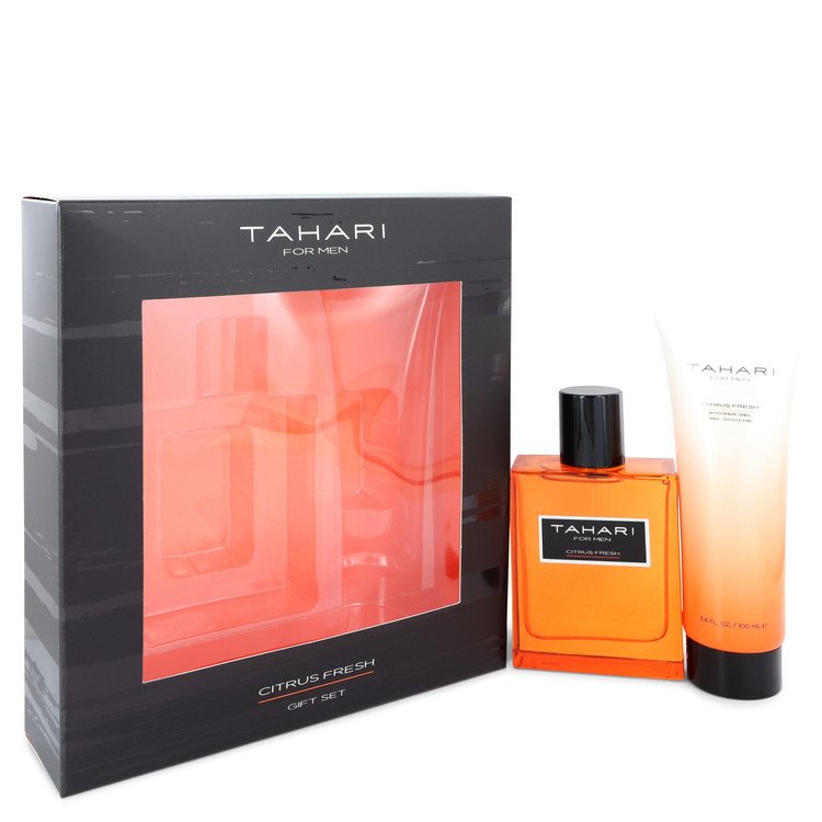 Tahari Citrus Fresh Gift Set By Tahari 3.4 oz Eau De Toilette Spray + 3.4 oz Shower Gel