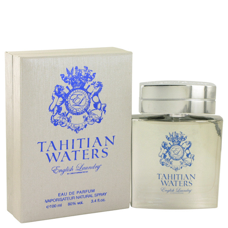 Tahitian Waters Eau De Parfum Spray By English Laundry 3.4 oz Eau De Parfum Spray