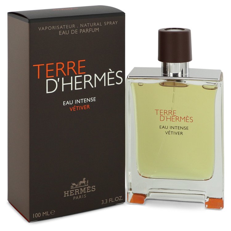 Terre D'hermes Eau Intense Vetiver Eau De Parfum Spray By Hermes 3.3 oz Eau De Parfum Spray