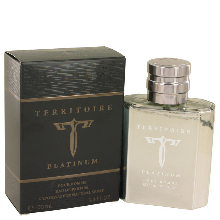 Territoire Platinum Eau De Parfum Spray By YZY Perfume 3.4 oz Eau De Parfum Spray