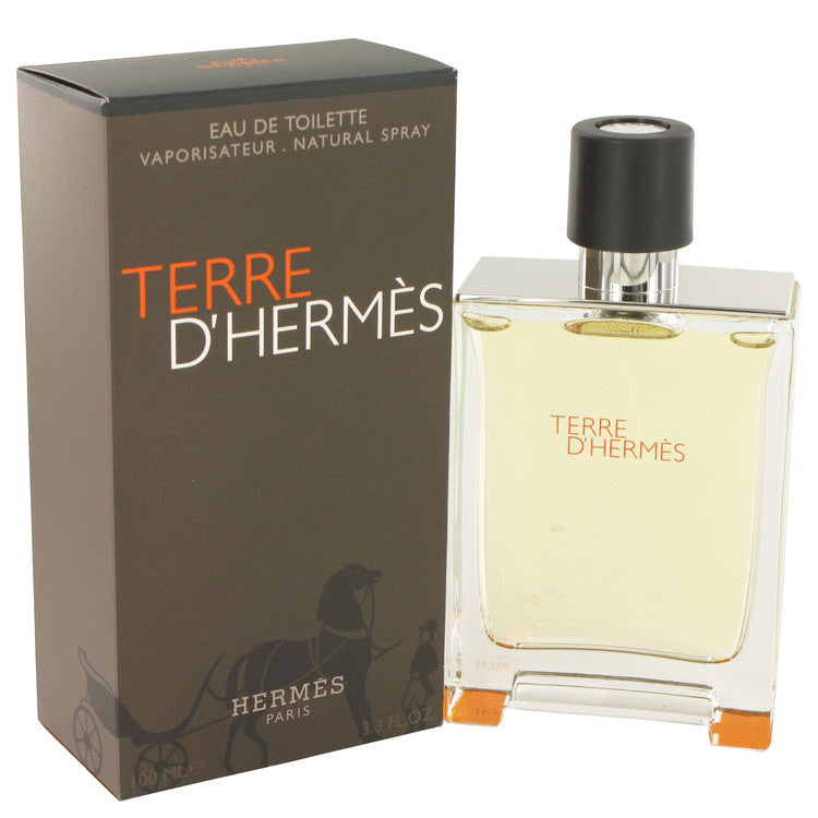 Terre D'hermes Eau De Toilette Spray By Hermes 3.4 oz Eau De Toilette Spray