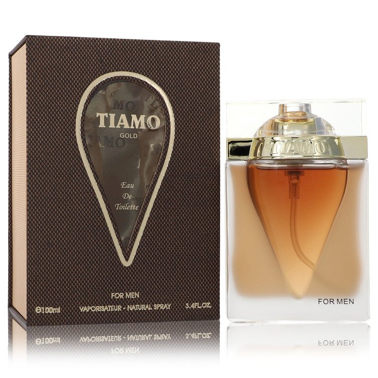 Tiamo Gold Eau De Toilette Spray By Parfum Blaze 3.4 oz Eau De Toilette Spray