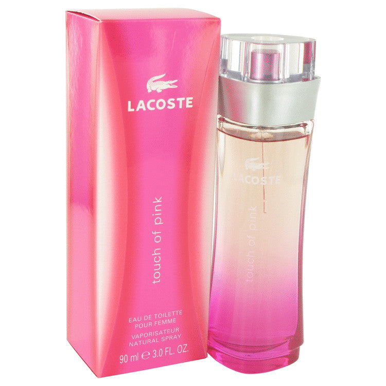 Touch Of Pink Eau De Toilette Spray By Lacoste 3 oz Eau De Toilette Spray