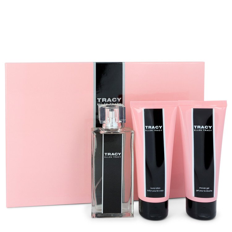 Tracy Gift Set By Ellen Tracy 2.5 oz Eau De Parfum Spray + 3.4 oz Body Lotion + 3.4 oz Shower Gel