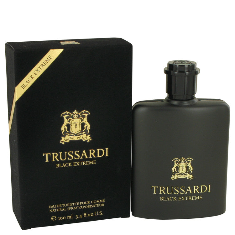 Trussardi Black Extreme Eau De Toilette Spray By Trussardi 3.4 oz Eau De Toilette Spray