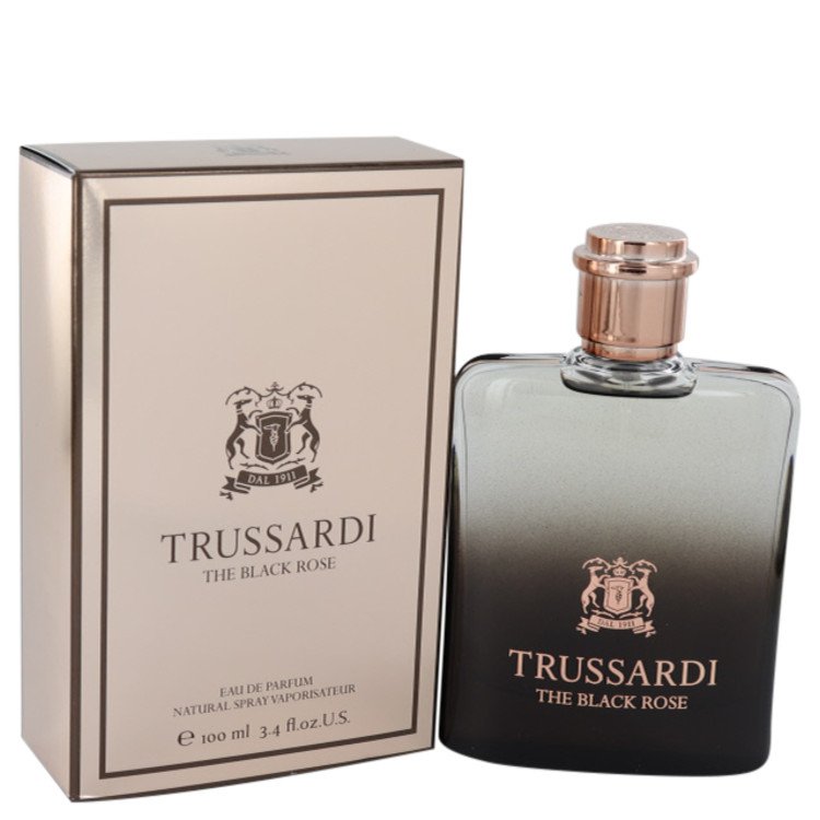 The Black Rose Eau De Parfum Spray (Unisex) By Trussardi 3.3 oz Eau De Parfum Spray