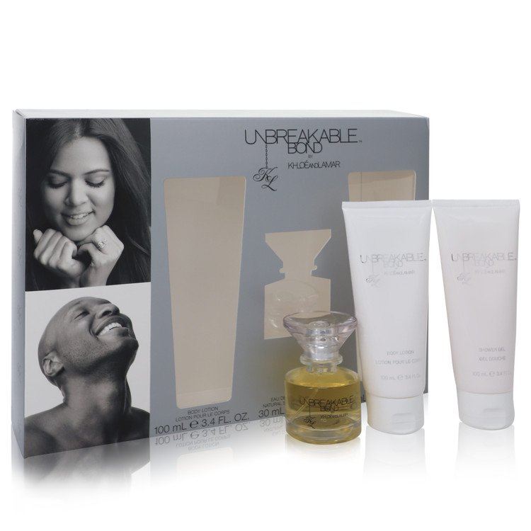 Unbreakable Bond Gift Set By Khloe And Lamar 1 oz Eau De Toilette Spray + 3.4 oz Body Lotion + 3.4 oz Shower Gel