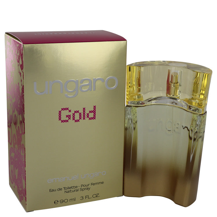 Ungaro Gold Eau De Toilette Spray By Ungaro 3 oz Eau De Toilette Spray