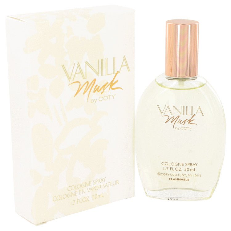 Vanilla Musk Cologne Spray By Coty 1.7 oz Cologne Spray