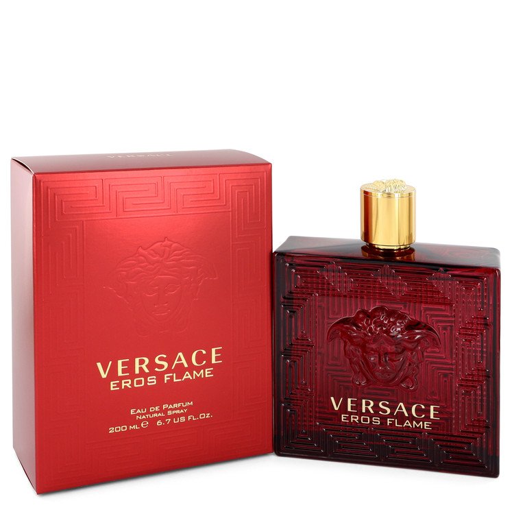 Versace Eros Flame Eau De Parfum Spray By Versace 6.7 oz Eau De Parfum Spray