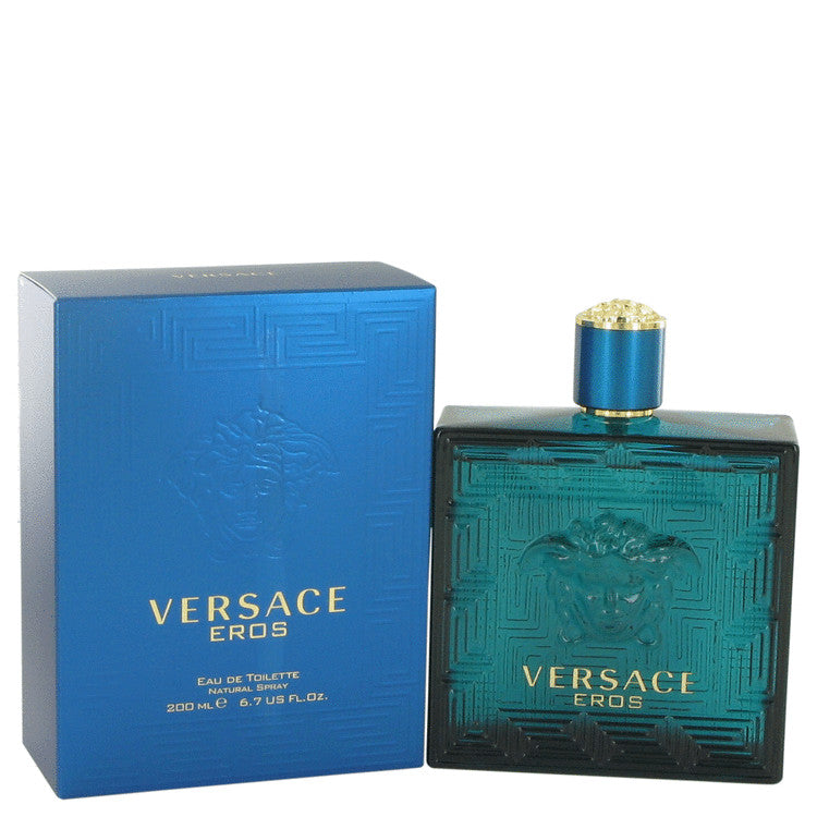 Versace Eros Eau De Toilette Spray By Versace 6.7 oz Eau De Toilette Spray