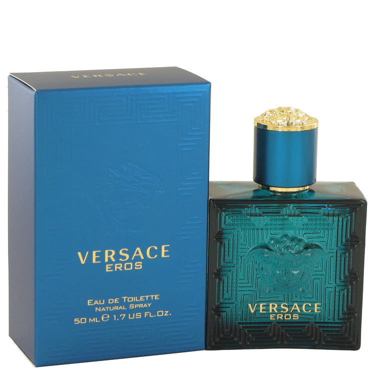 Versace Eros Eau De Toilette Spray By Versace 1.7 oz Eau De Toilette Spray