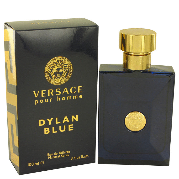 Versace Pour Homme Dylan Blue Eau De Toilette Spray By Versace 3.4 oz Eau De Toilette Spray