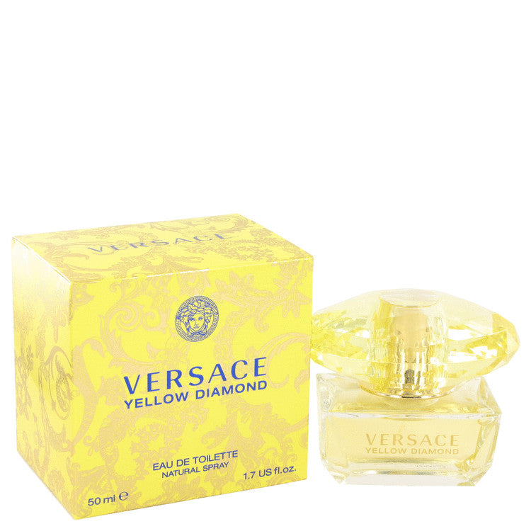 Versace Yellow Diamond Eau De Toilette Spray By Versace 1.7 oz Eau De Toilette Spray