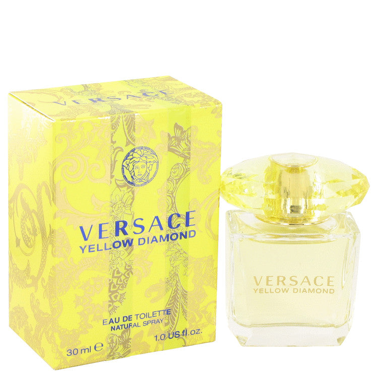 Versace Yellow Diamond Eau De Toilette Spray By Versace 1 oz Eau De Toilette Spray