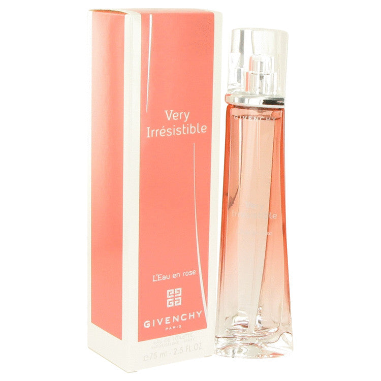 Very Irresistible L'eau En Rose Eau De Toilette Spray By Givenchy 2.5 oz Eau De Toilette Spray