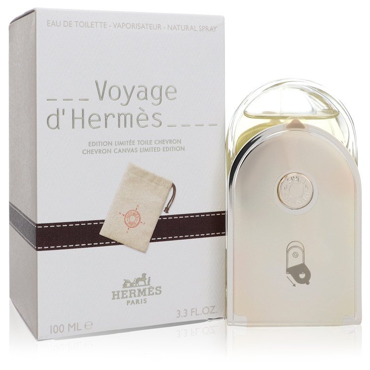 Voyage D'hermes Eau De Toilette Spray with Pouch (Unisex) By Hermes 3.3 oz Eau De Toilette Spray with Pouch