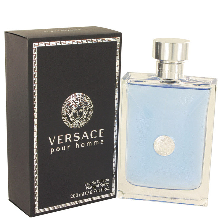 Versace Pour Homme Eau De Toilette Spray By Versace 6.7 oz Eau De Toilette Spray