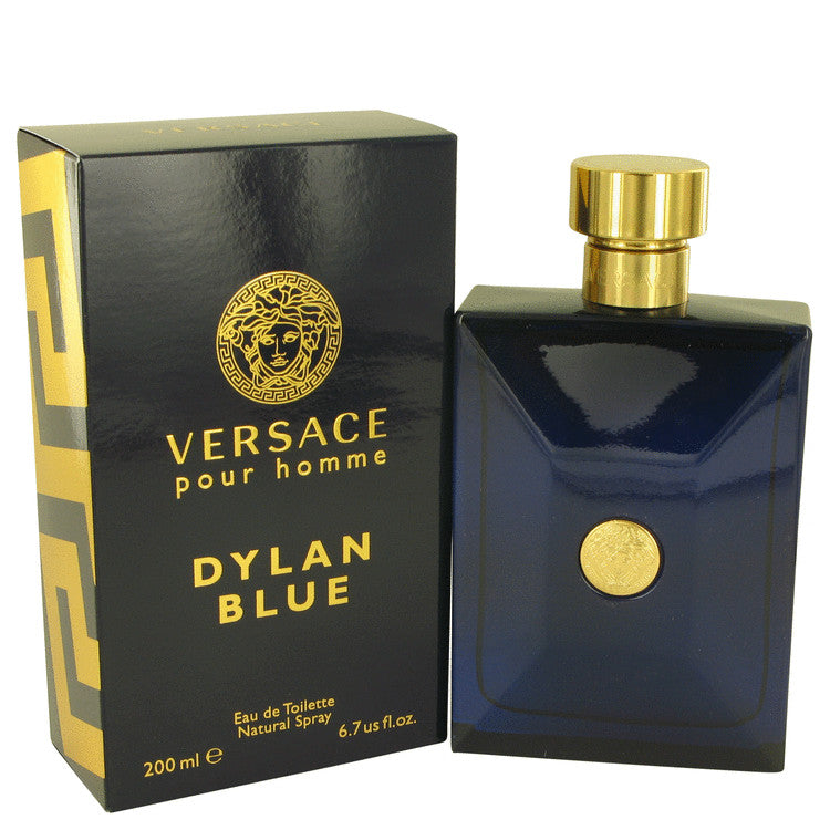 Versace Pour Homme Dylan Blue Eau De Toilette Spray By Versace 6.7 oz Eau De Toilette Spray