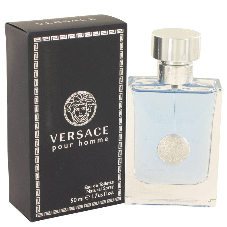 Versace Pour Homme Eau De Toilette Spray By Versace 1.7 oz Eau De Toilette Spray