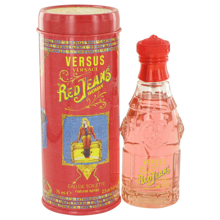 Red Jeans Eau De Toilette Spray By Versace 2.5 oz Eau De Toilette Spray