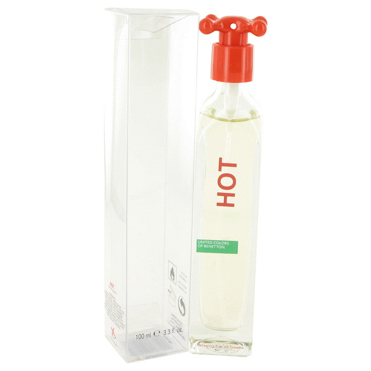 Hot Eau De Toilette Spray (Unisex) By Benetton 3.4 oz Eau De Toilette Spray